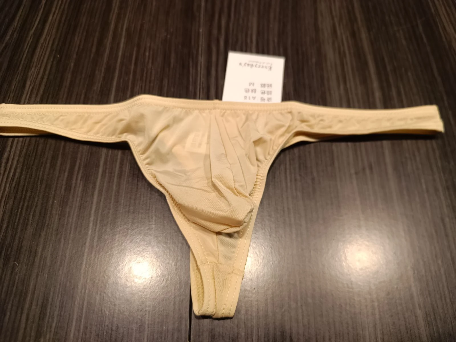 Kleine huidkleurige string voor heren – photo 2